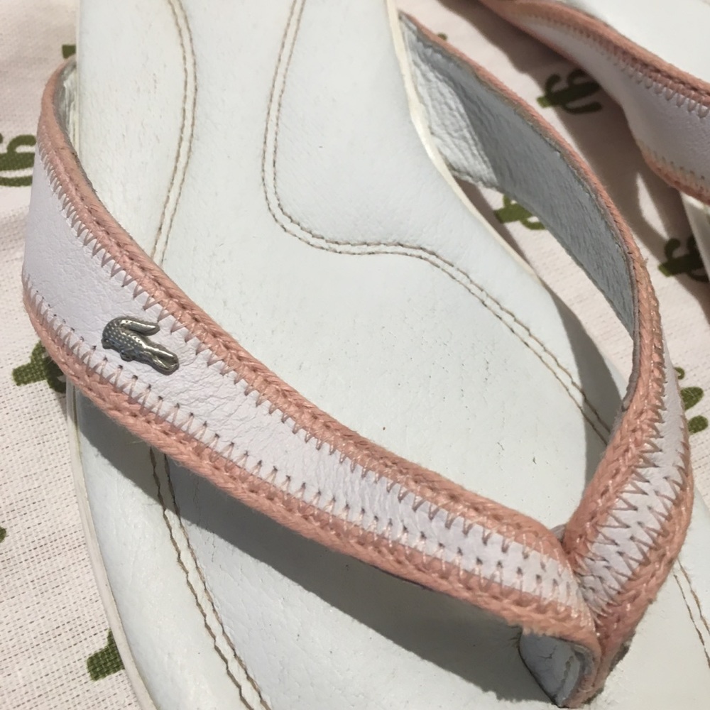 Lacoste flip flops
